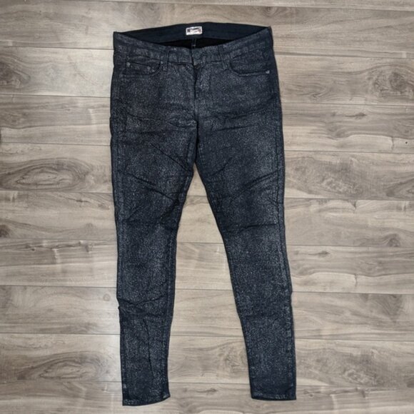 Mother the Looker Jeans Blue Sparkle Sz 31 - Picture 3 of 8